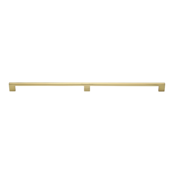 C0337 480-PB • 480 [240x240] x 500 x 30mm • Polished Brass • Heritage Brass Metro Cabinet Pull Handle